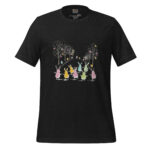 Easter Bunnies and Egg Tree Celebration Doodle Shirt - Image 2