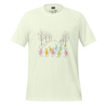 Easter Bunnies and Egg Tree Celebration Doodle Shirt - Image 6