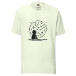 Cosmic Contemplation Collection T-Shirt - Stardust Doodle Dreams - Image 6