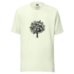 Whispers of Nature Collection T-Shirt - Enchanted Rose Doodle - Image 6