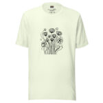 Whispers of Nature T-Shirt - Blooming Doodle Artistry - Image 6