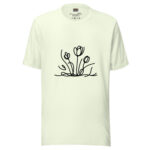 Floral Scribble Doodle T-Shirt - Whispers of Nature - Image 6