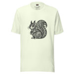 Whiskered Doodle T-Shirt - Curious Feline Intricacy - Image 6
