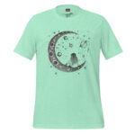 Cosmic Dreamer on Crescent Moon – Stargazer's Delight Tee - Image 5