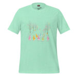 Easter Bunnies and Egg Tree Celebration Doodle Shirt - Image 5