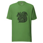 Whiskered Doodle T-Shirt - Curious Feline Intricacy - Image 2