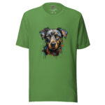 Cute Animals T-Shirt - Expressive Canine Doodle - Image 2