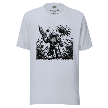 Space Marine Confrontation T-Shirt - Galactic Standoff
