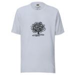Bouquet of Harmony T-Shirt - Floral Unity Doodle - Image 3