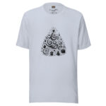 Doodled Christmas Tree T-Shirt - Spirited Sketch - Image 4
