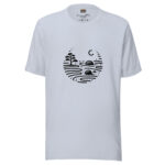 Lunar Landscape Doodle T-Shirt - Nocturnal Calm - Image 3