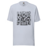 Cozy Interiors Collection T-Shirt - Sketches of Solitude - Image 4