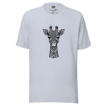 Giraffe's Gaze T-Shirt - Sky-High Grace - Image 3
