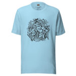 Abstract Doodle T-Shirt - Whimsical Imagination Explosion - Image 4