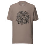 Abstract Doodle T-Shirt - Whimsical Imagination Explosion - Image 2