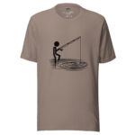 Angler's Sketch Collection T-Shirt - Calm Waters Doodle - Image 2
