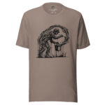 Abstract Musician T-Shirt - Rhythmic Ink Flow - Image 2
