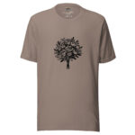 Whispers of Nature Collection T-Shirt - Enchanted Rose Doodle - Image 2