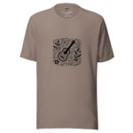 Melodic Doodles T-Shirt - Acoustic Serenade Sketch - Image 2