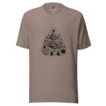 Doodled Christmas Tree T-Shirt - Spirited Sketch - Image 2
