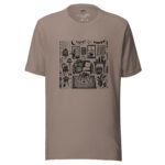 Cozy Interiors Collection T-Shirt - Sketches of Solitude - Image 2