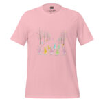 Easter Bunnies and Egg Tree Celebration Doodle Shirt - Image 3