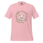 Lamb of Serenity Floral Wreath Tee - Image 3