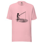 Angler's Sketch Collection T-Shirt - Calm Waters Doodle - Image 3