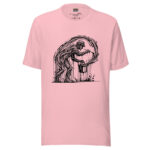 Abstract Musician T-Shirt - Rhythmic Ink Flow - Image 3