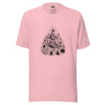 Doodled Christmas Tree T-Shirt - Spirited Sketch - Image 3