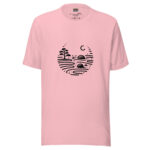 Lunar Landscape Doodle T-Shirt - Nocturnal Calm - Image 2