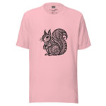 Whiskered Doodle T-Shirt - Curious Feline Intricacy - Image 3