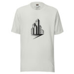 Abstract Cityscape Line Art – Urban Edge Tee - Image 6