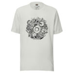 Whirlpool of Whimsy T-Shirt: Spiraling Doodle Delight - Image 5