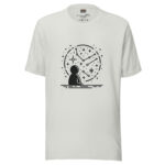Cosmic Contemplation Collection T-Shirt - Stardust Doodle Dreams - Image 5