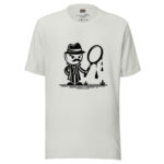 Detective Tales T-Shirt - Mystery Sleuth Doodle - Image 4