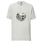 Lunar Landscape Doodle T-Shirt - Nocturnal Calm - Image 5