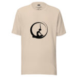 Yogic Serenity Pose Encircled in Calmness Doodle T-Shirt - Image 5