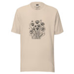Whispers of Nature T-Shirt - Blooming Doodle Artistry - Image 4
