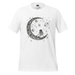 Cosmic Dreamer on Crescent Moon – Stargazer's Delight Tee - Image 7