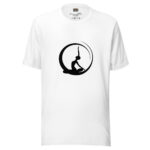 Yogic Serenity Pose Encircled in Calmness Doodle T-Shirt - Image 7