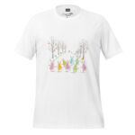 Easter Bunnies and Egg Tree Celebration Doodle Shirt - Image 7