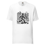 Urban Glide T-Shirt - Skateboarding Doodle - Image 7