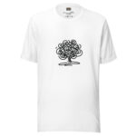Bouquet of Harmony T-Shirt - Floral Unity Doodle - Image 7