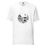 Lunar Landscape Doodle T-Shirt - Nocturnal Calm - Image 7