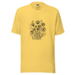 Whispers of Nature T-Shirt - Blooming Doodle Artistry - Image 5