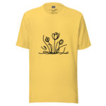 Floral Scribble Doodle T-Shirt - Whispers of Nature - Image 4