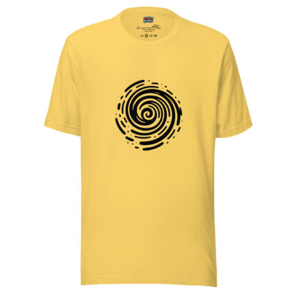 Spiral Echo Doodle T-Shirt - Echoing Waves