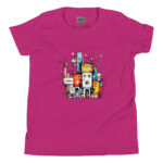 Colorful Cityscape T-Shirt - Urban Playground - Image 3
