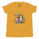 Colorful Cityscape T-Shirt - Urban Playground - Image 5